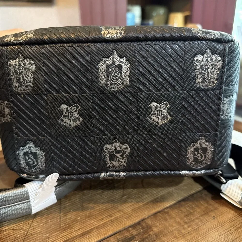 Loungefly x Harry Potter Hogwarts Houses Crests Mini Backpack